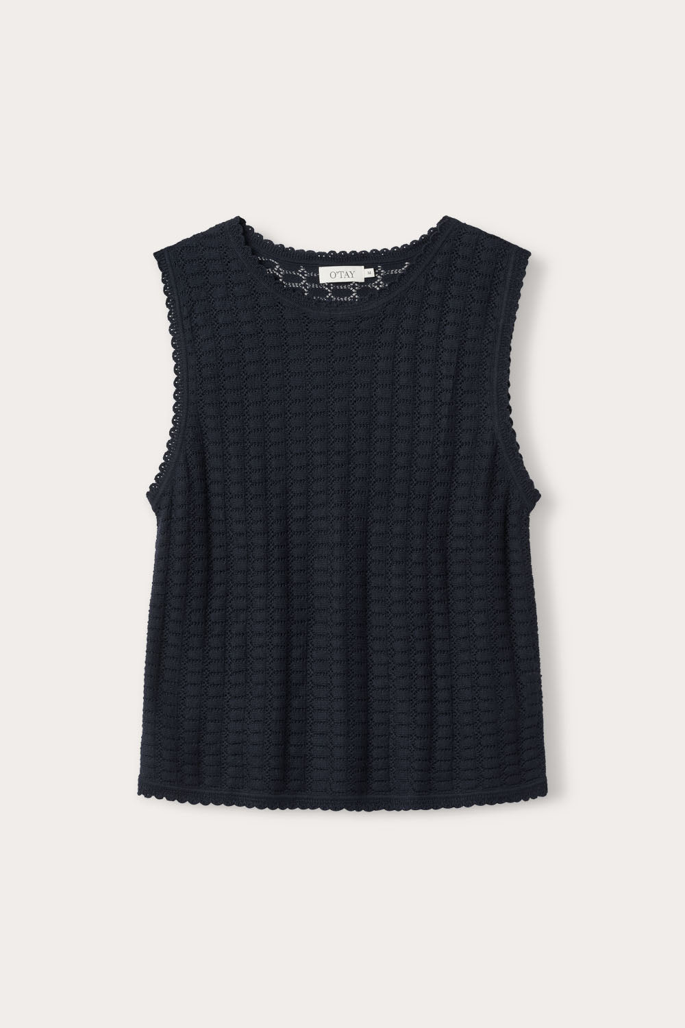 O'TAY Gabrielle Top Toppe Navy