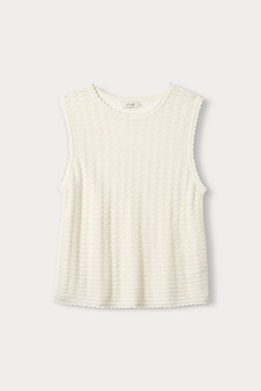 O'TAY Gabrielle Top Toppe Off White