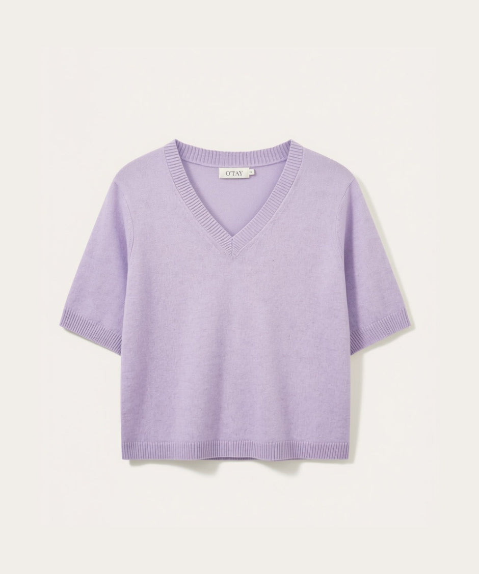 Riva T-Shirt - Soft Lavendar