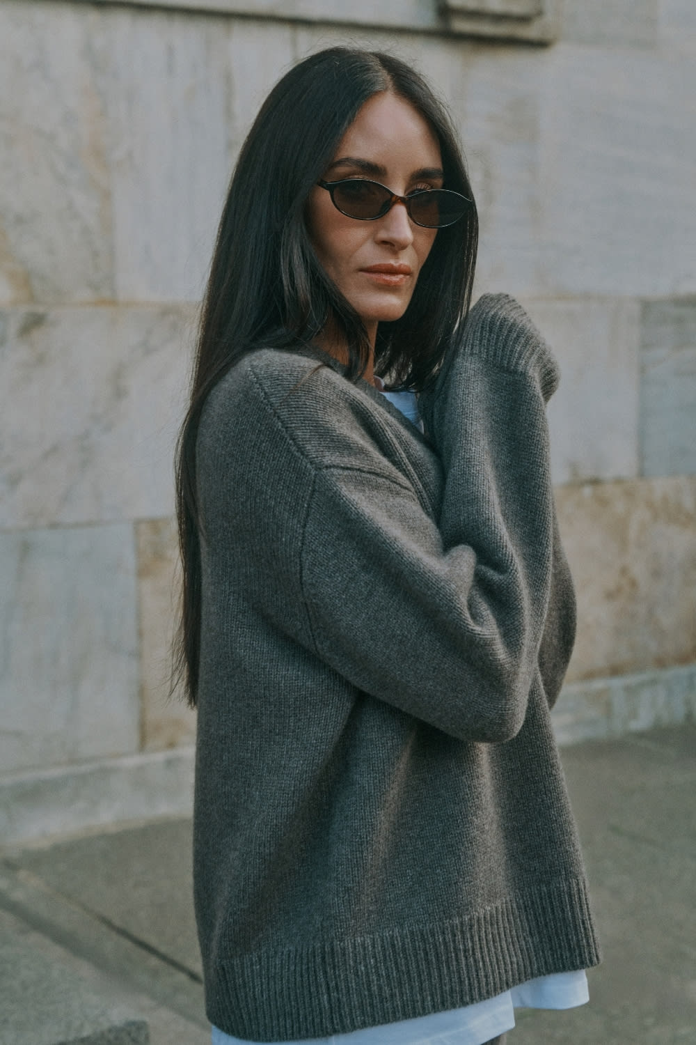 Olja Sweater Signature - Brownstone
