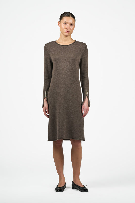 Abbelone Dress - Murky Brown