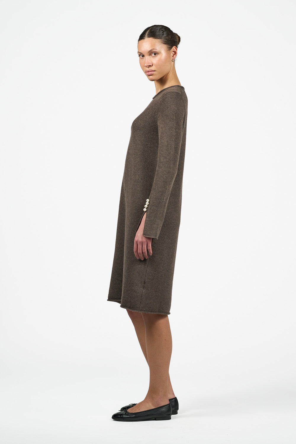 Abbelone Dress - Murky Brown