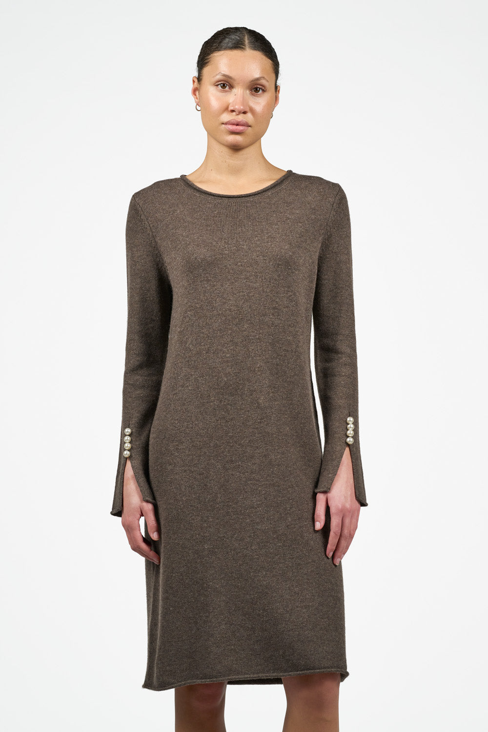 Abbelone Dress - Murky Brown