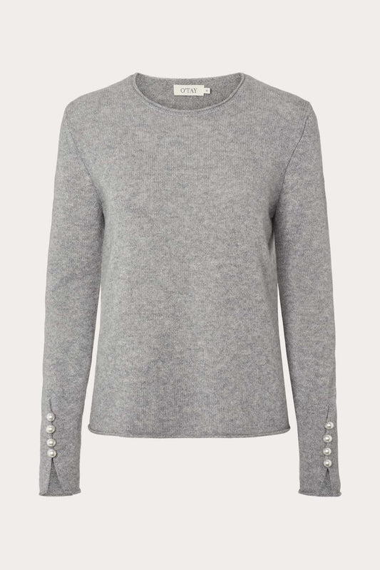 O'TAY Abbelone Sweater Bluser Riverstone