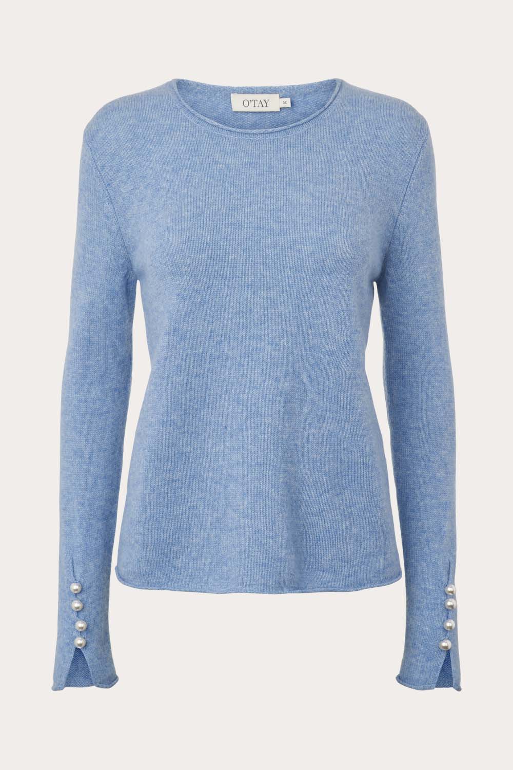 O'TAY Abbelone Sweater Bluser Hortensia