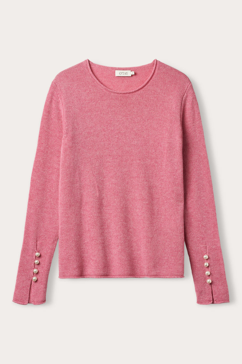 O'TAY Abbelone Sweater Bluser Pink Melange