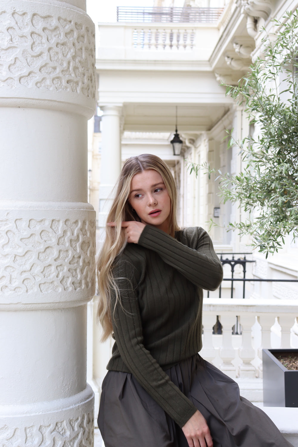 O&#39;TAY Anna Blouse Bluser Army