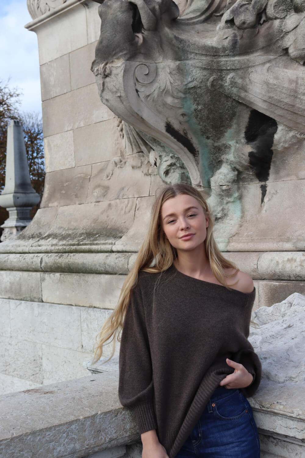 O'TAY Aura Sweater Bluser Murky Brown