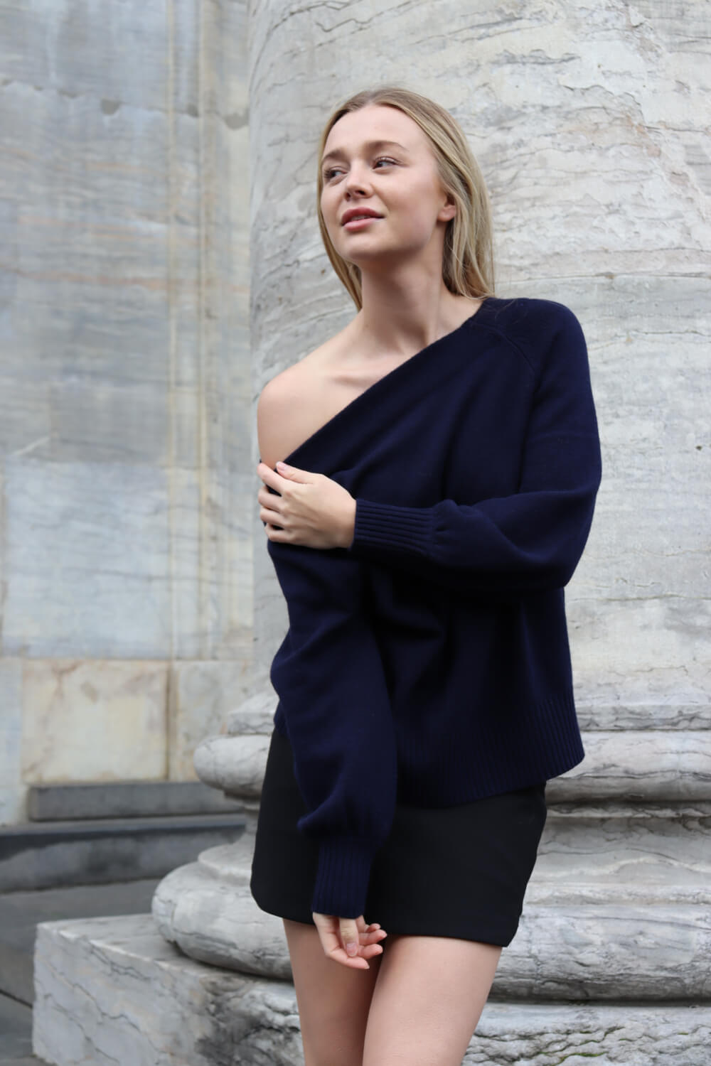O&#39;TAY Aura Sweater Bluser Navy
