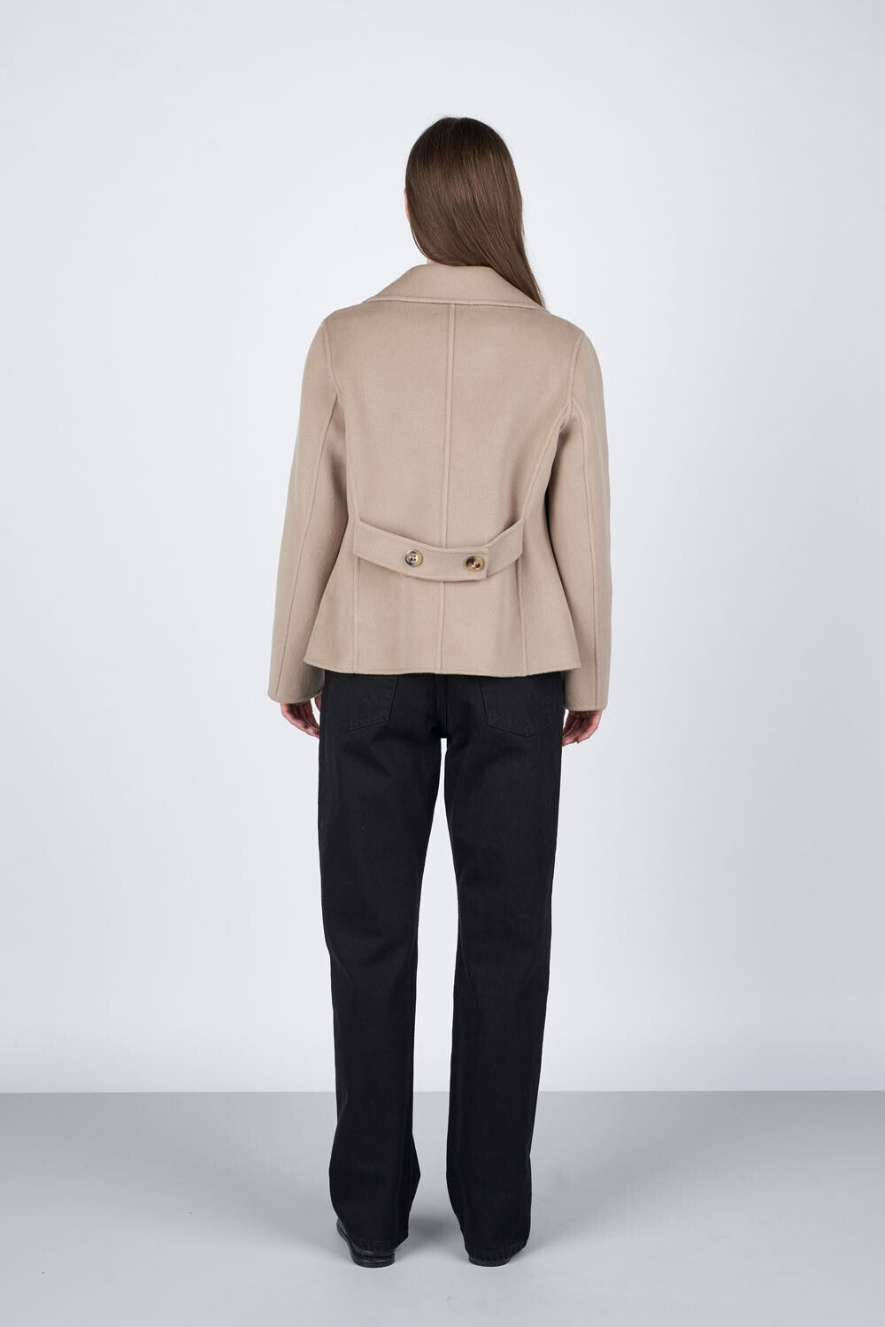 Becca Coat - Dark Sand