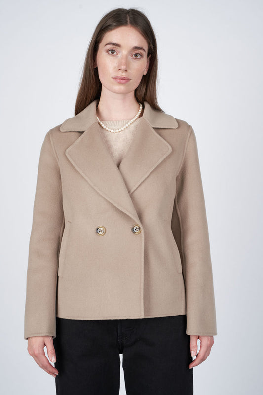 O'TAY Becca Coat Outerwear Dark Sand