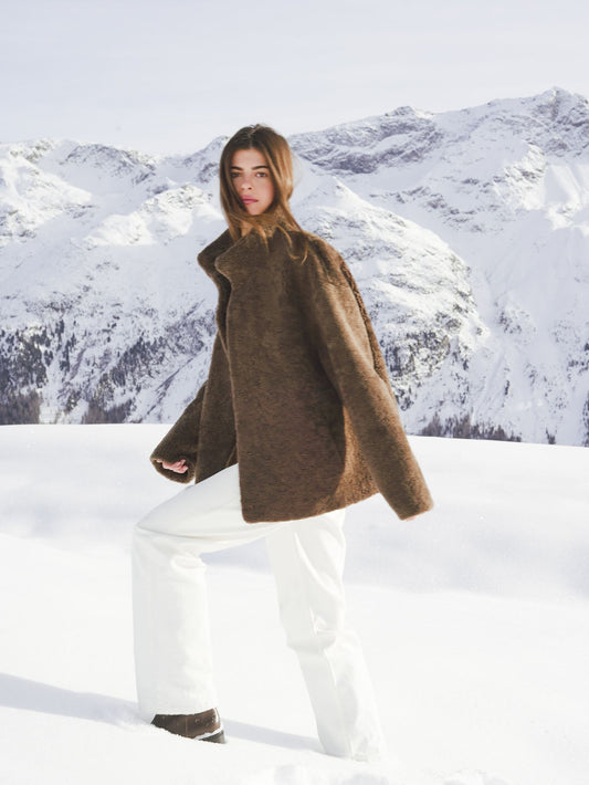 Nalani Coat - Teddy Brown