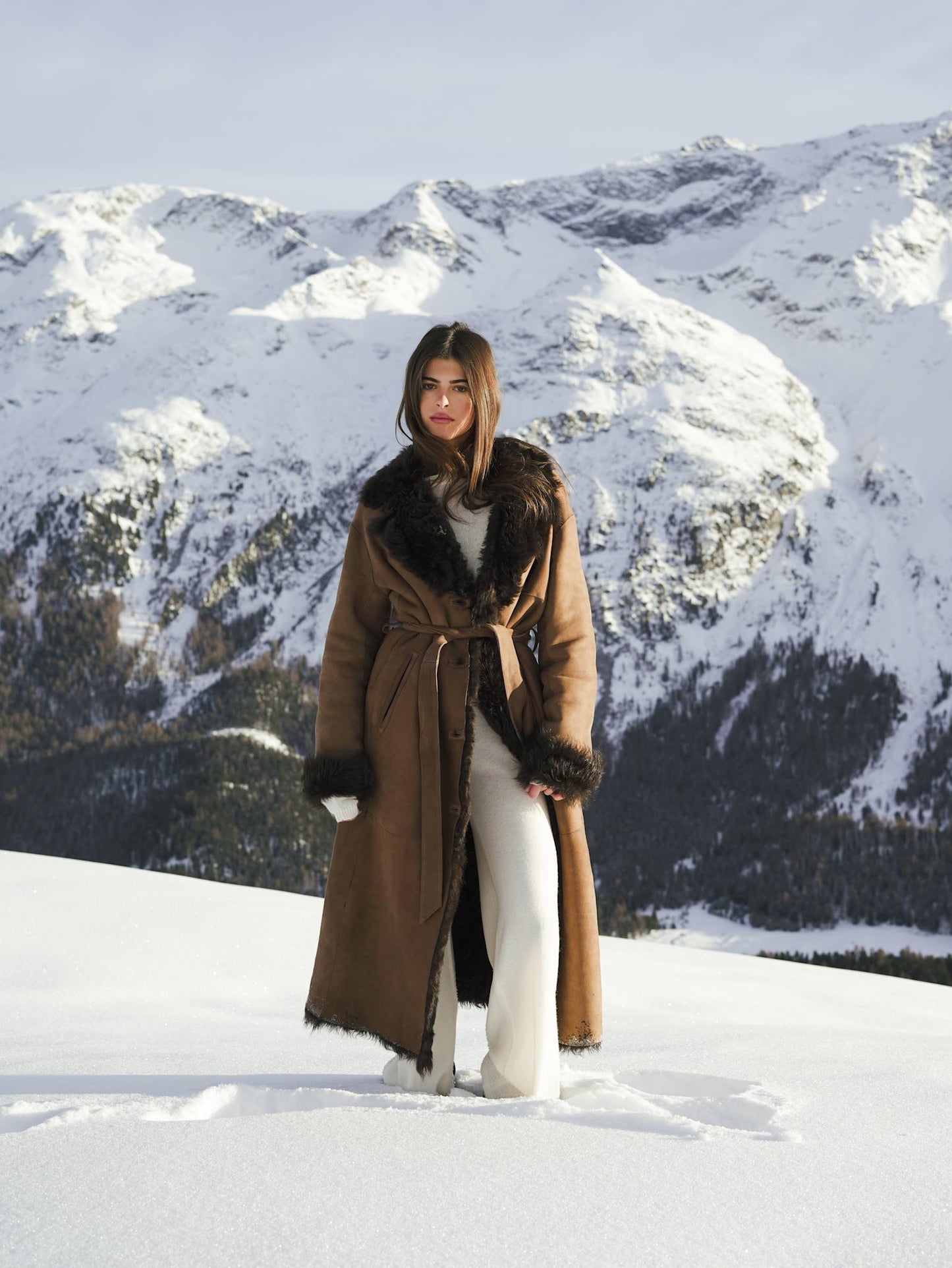 Otilia Coat - Brown