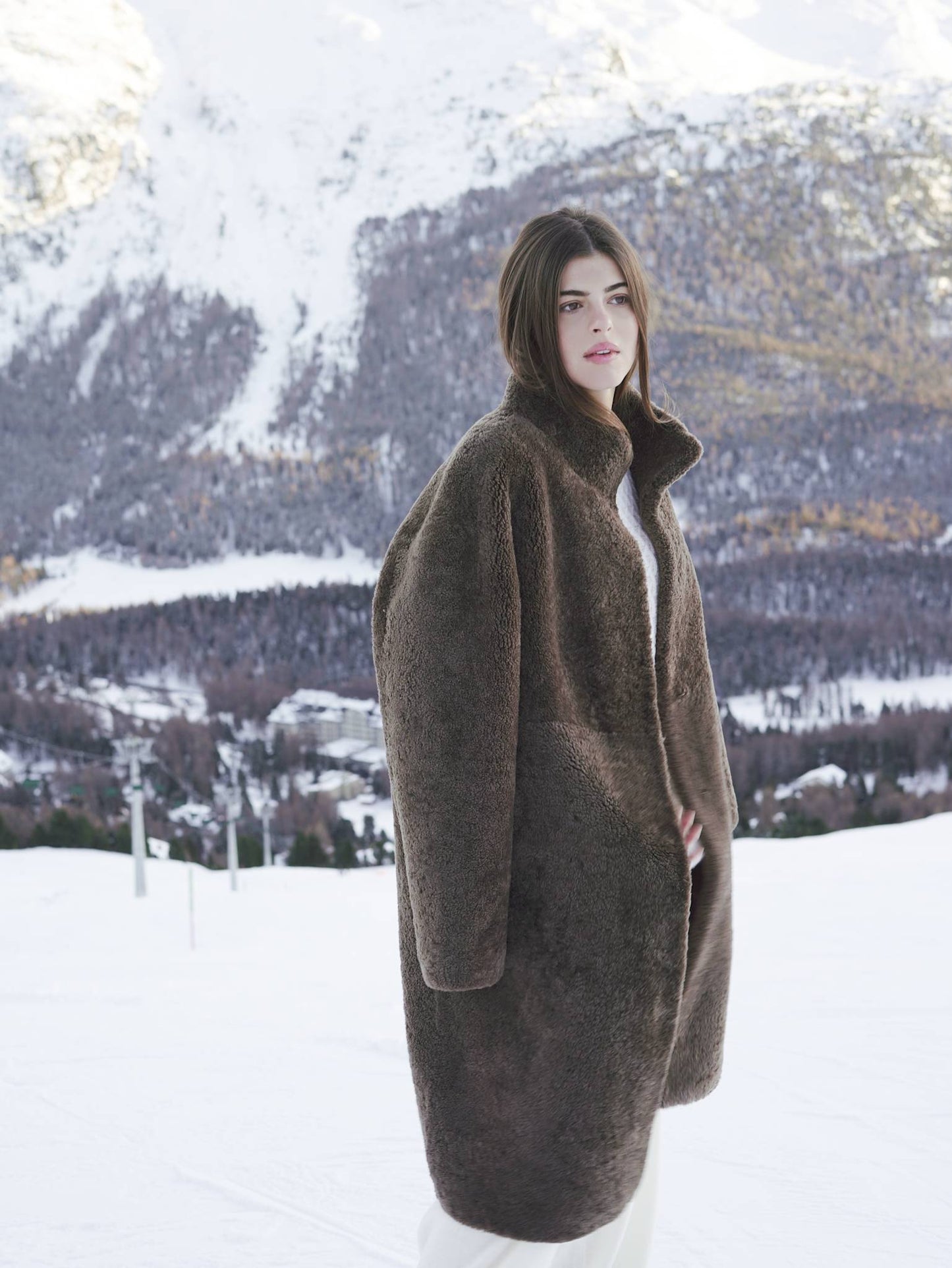 Jaclyn Coat - Teddy Brown