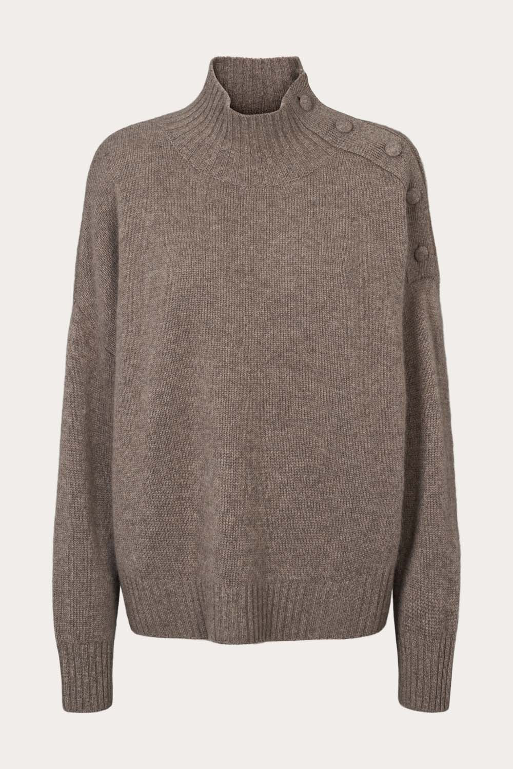 O&#39;TAY Dagmar Sweater Bluser Brownstone