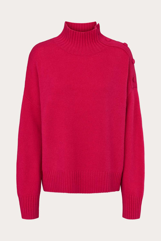 O'TAY Dagmar Sweater Bluser Hot Pink