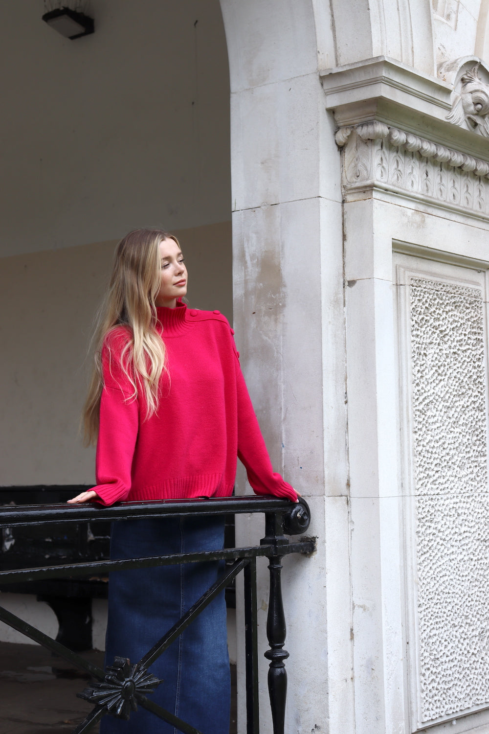 O&#39;TAY Dagmar Sweater Bluser Hot Pink