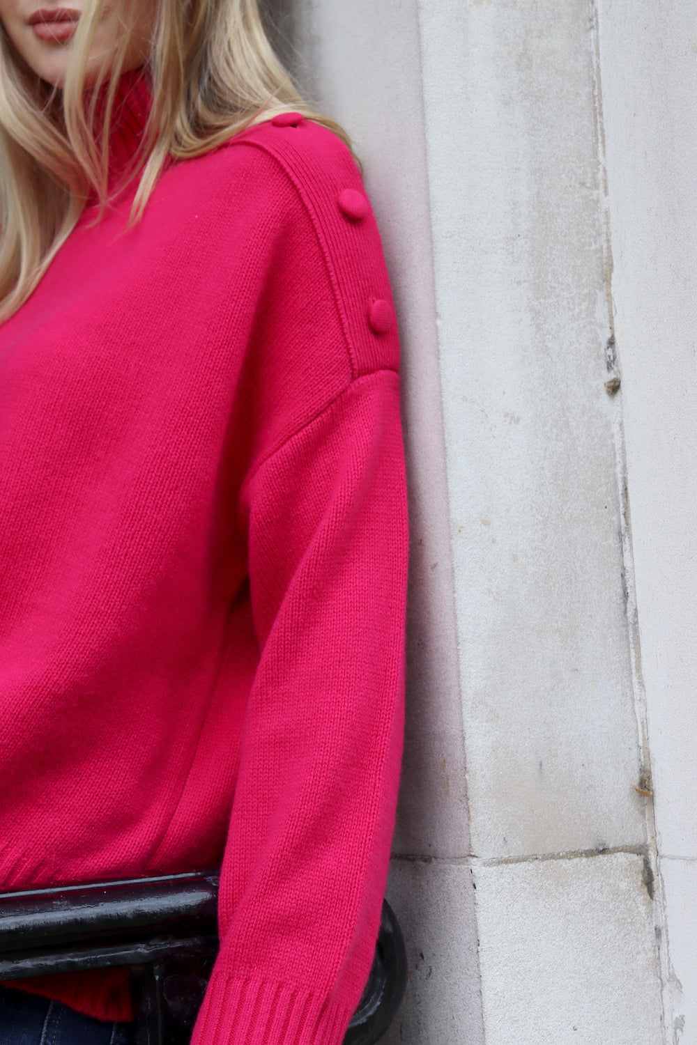 O&#39;TAY Dagmar Sweater Bluser Hot Pink