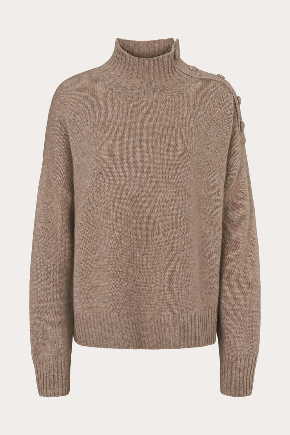 O'TAY Dagmar Sweater Bluser Walnut