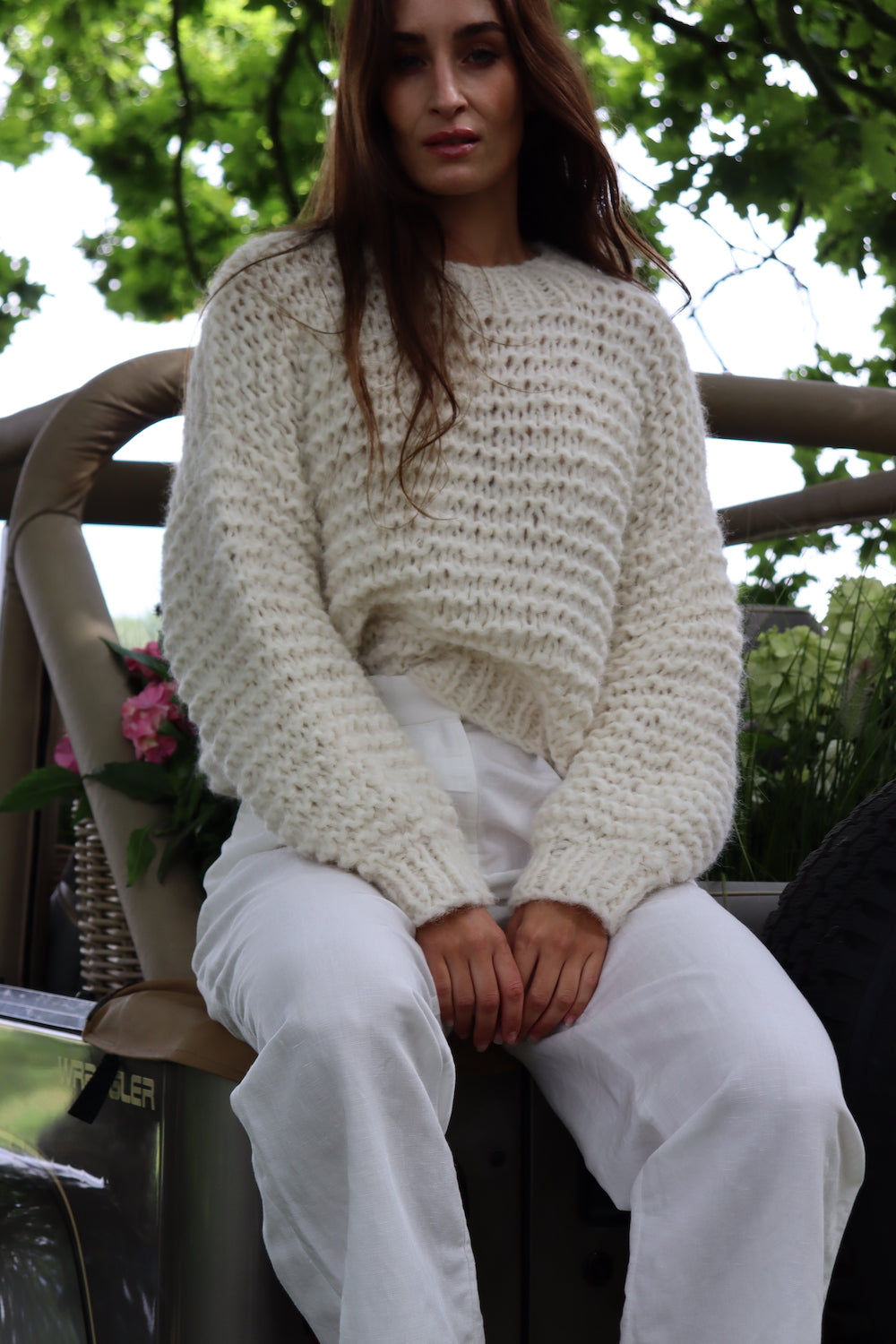 O&#39;TAY Dahlia Sweater Bluser Off White