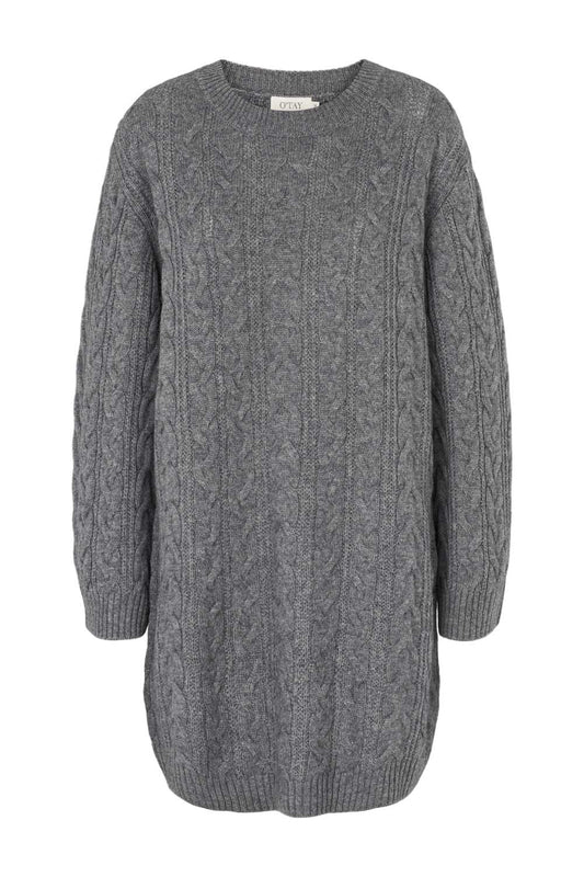 Dally Dress - Dark Grey Melange