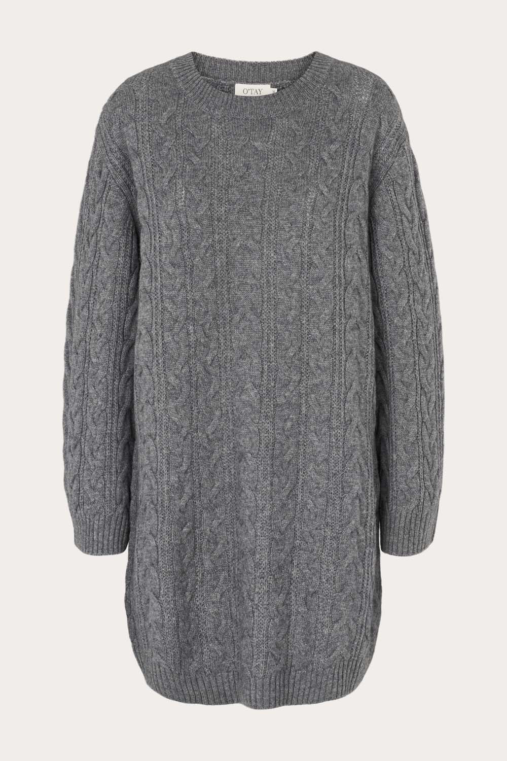 O&#39;TAY Dally Dress Kjoler Dark Grey Melange