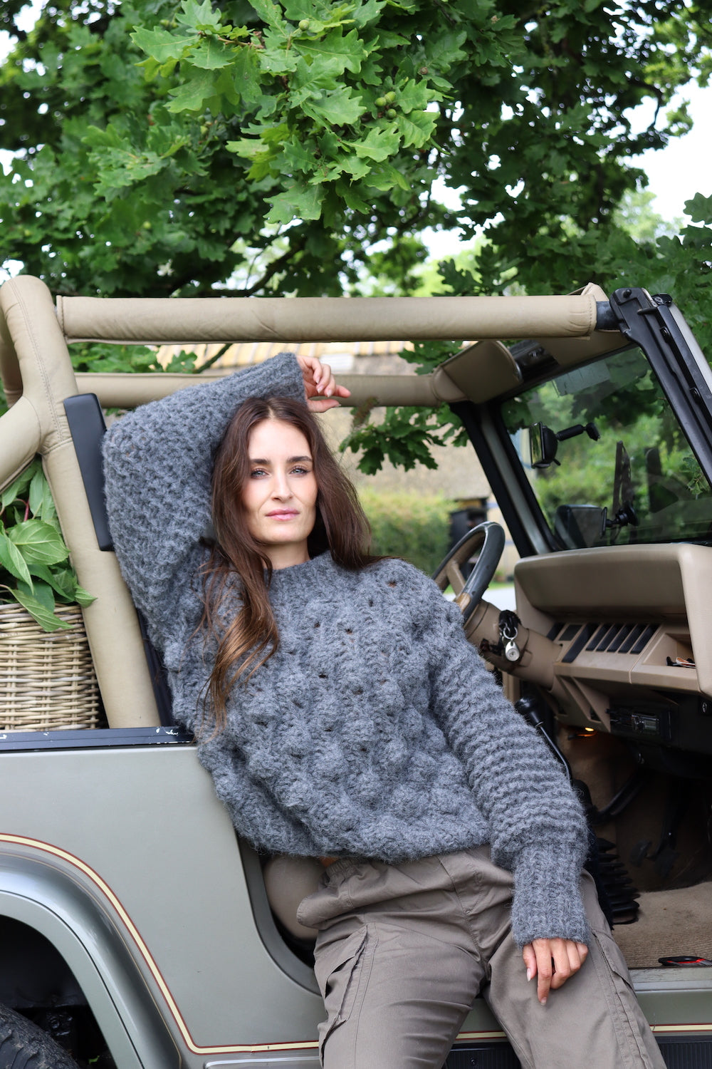 O'TAY Damaris Sweater Bluser Charcoal