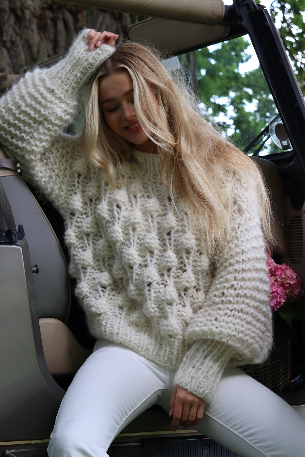 O&#39;TAY Damaris Sweater Bluser Off White