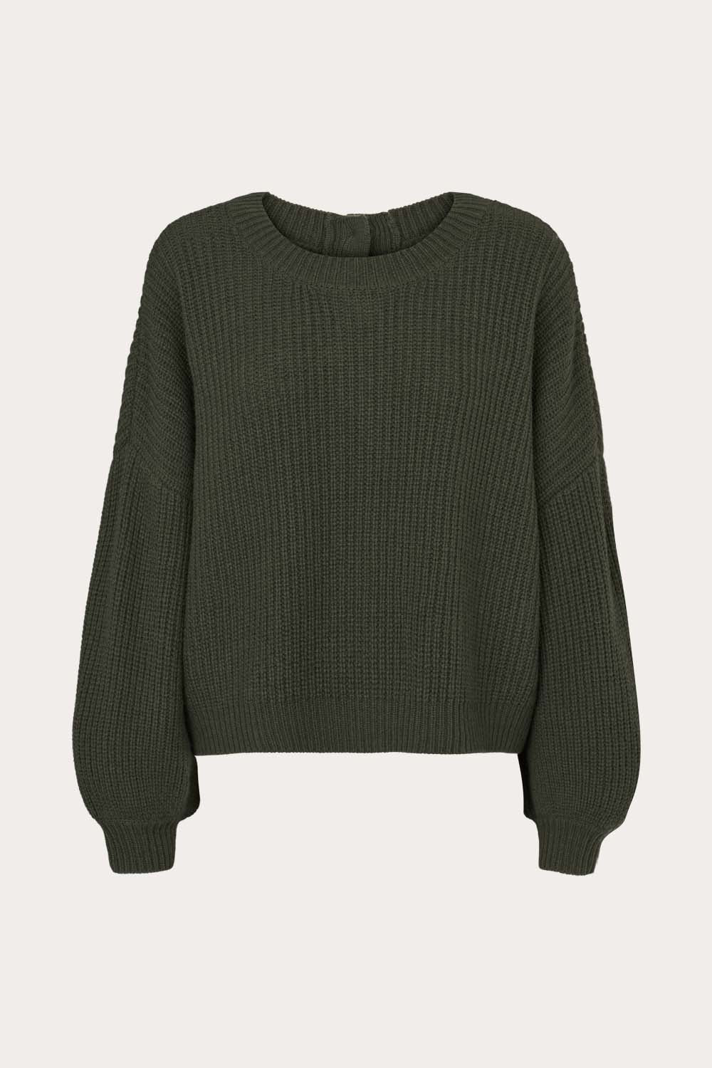 O'TAY Debby Sweater Bluser Hunting Green