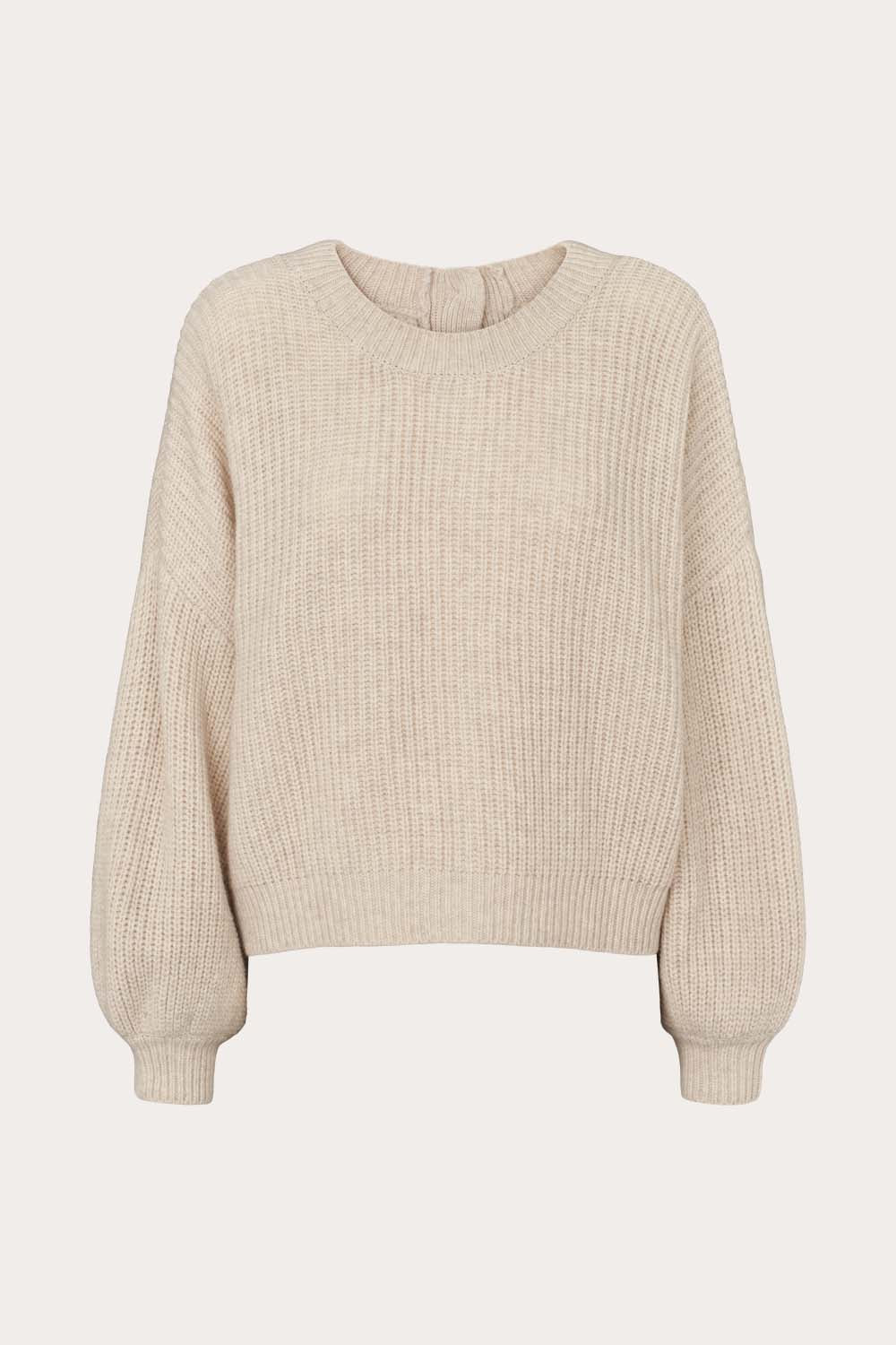 O'TAY Debby Sweater Bluser Warm Beige