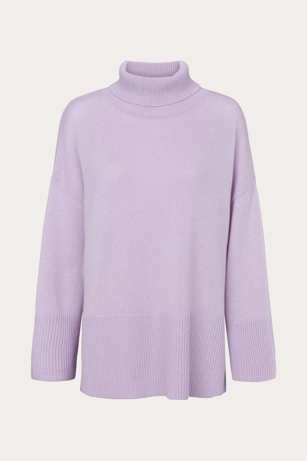 O'TAY Della Sweater Bluser Hint of Violet
