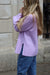 O'TAY Della Sweater Bluser Hint of Violet