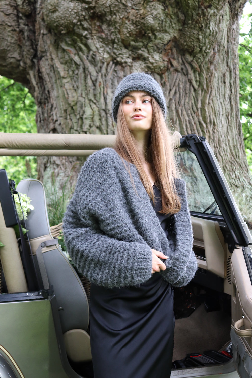 O&#39;TAY Denise Cardigan Cardigans Charcoal
