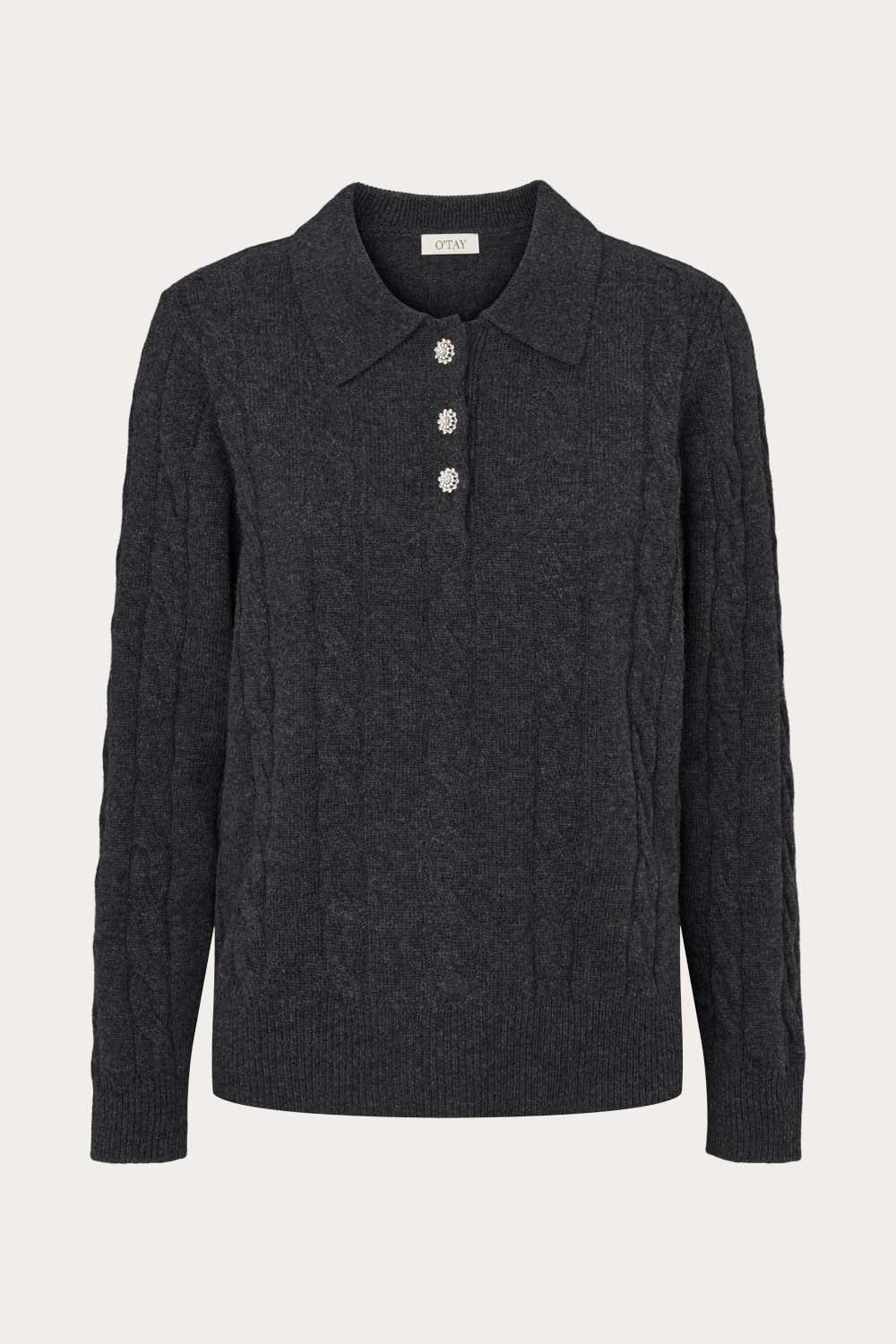 O'TAY Dolly Sweater Bluser Charcoal