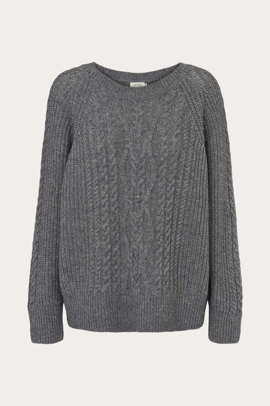 O'TAY Dove Sweater Bluser Dark Grey Melange