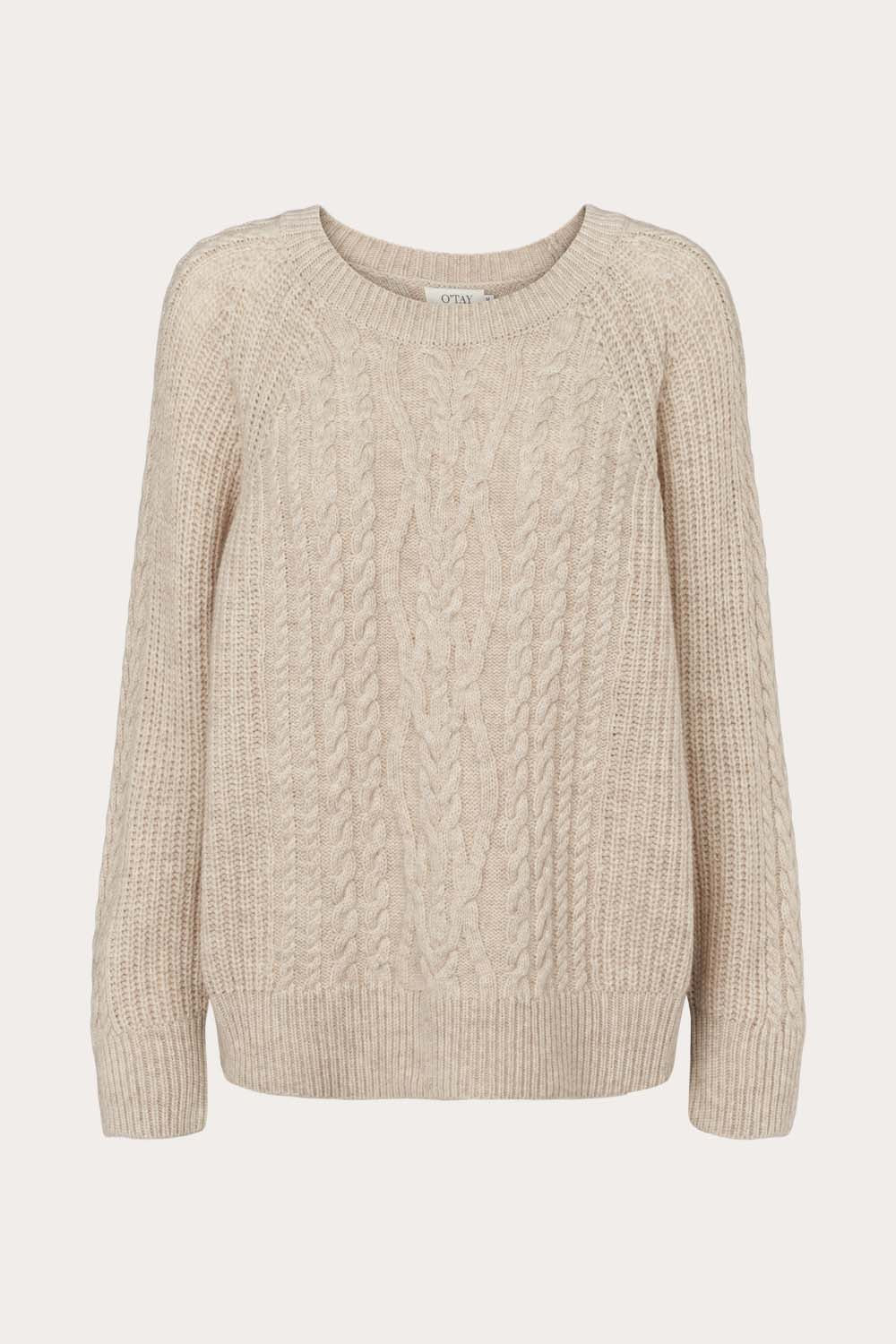 O'TAY Dove Sweater Bluser Natural Undyed