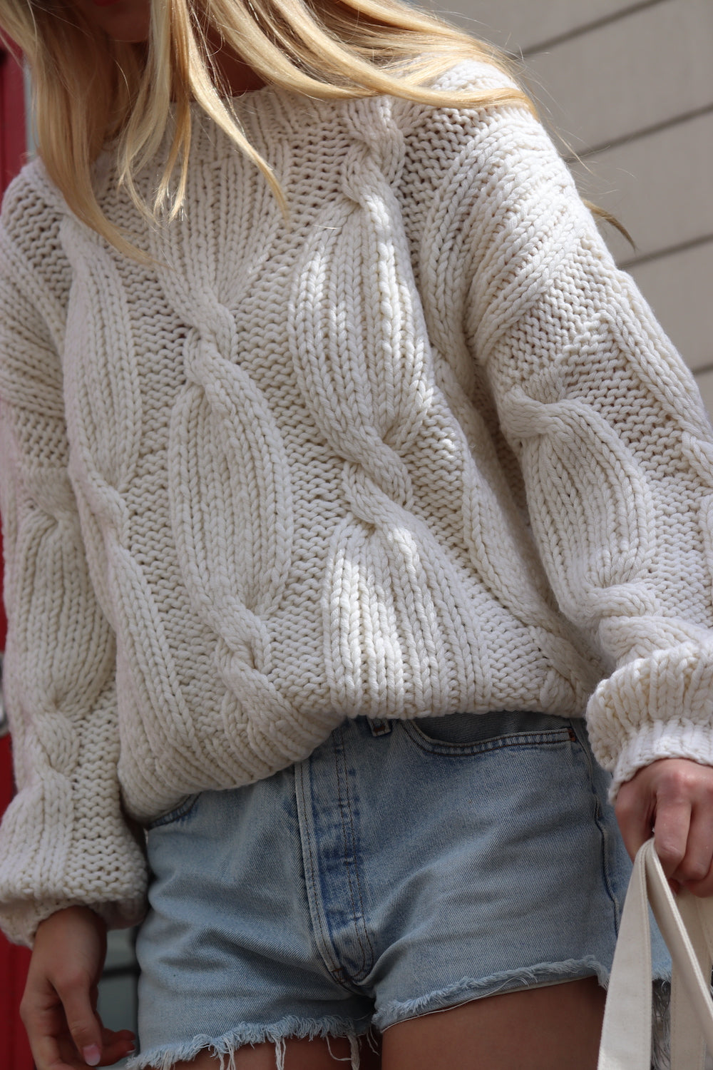 O&#39;TAY Drew Sweater Bluser Off White