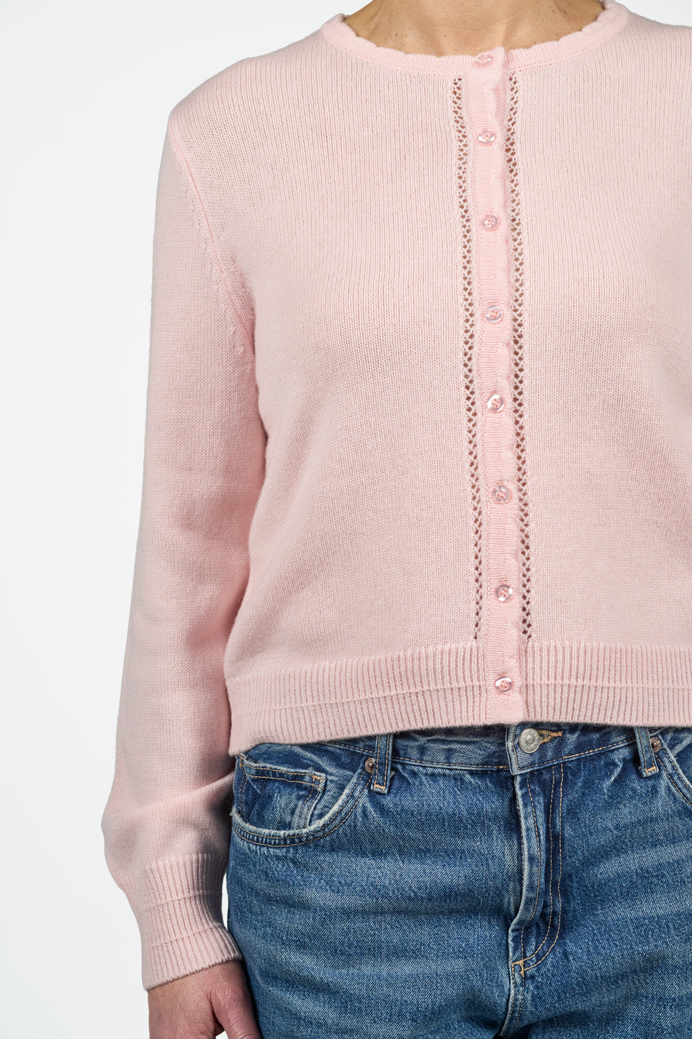 Faith Cardigan - Pale Pink