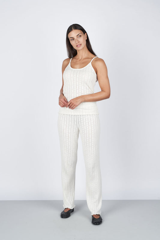 O'TAY Frederikke Pants Bukser Off White