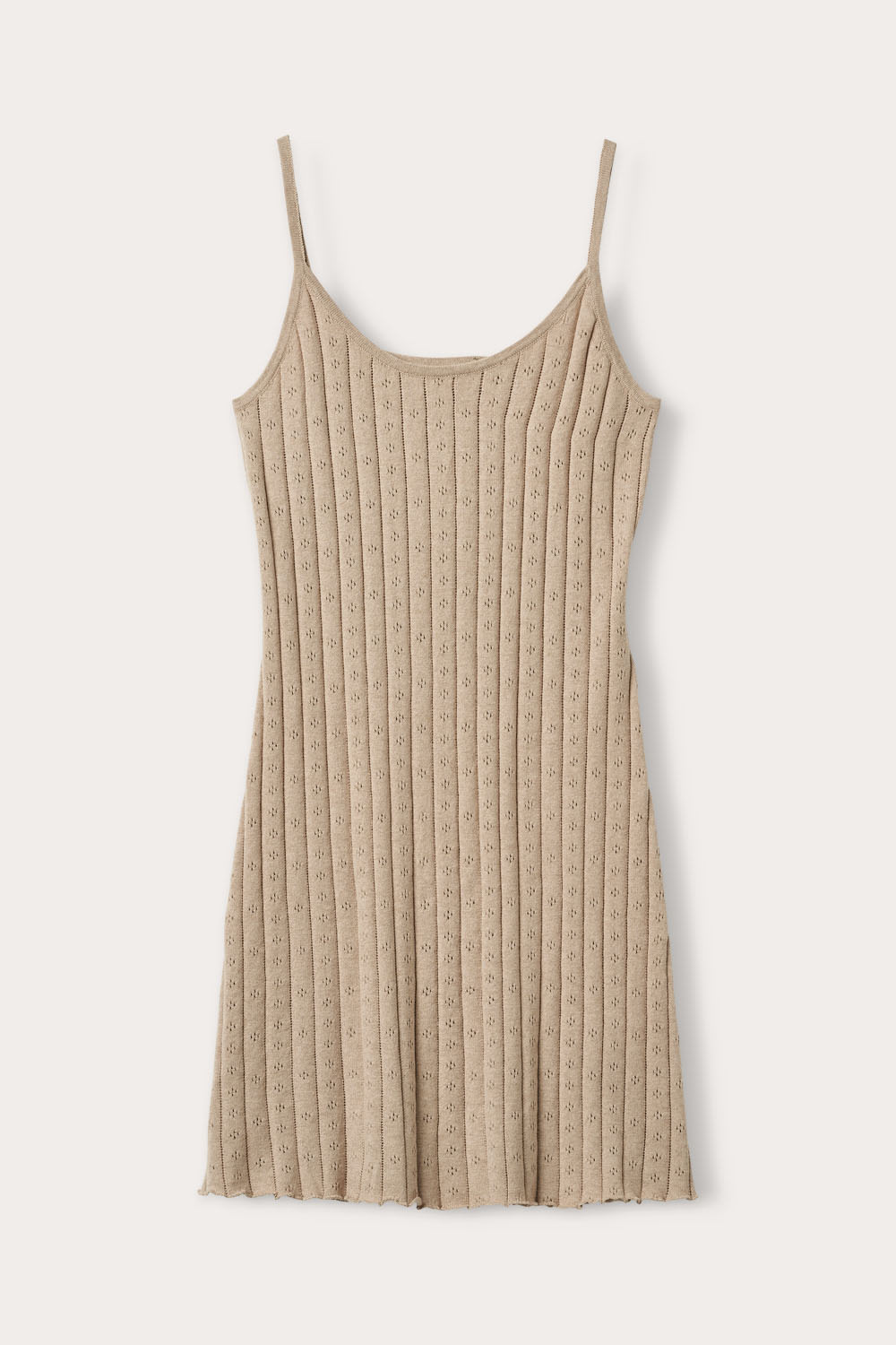 Gabby Dress Midi - Biscuit