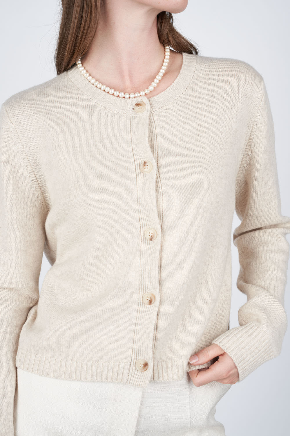 Idona Cardigan - Warm Beige