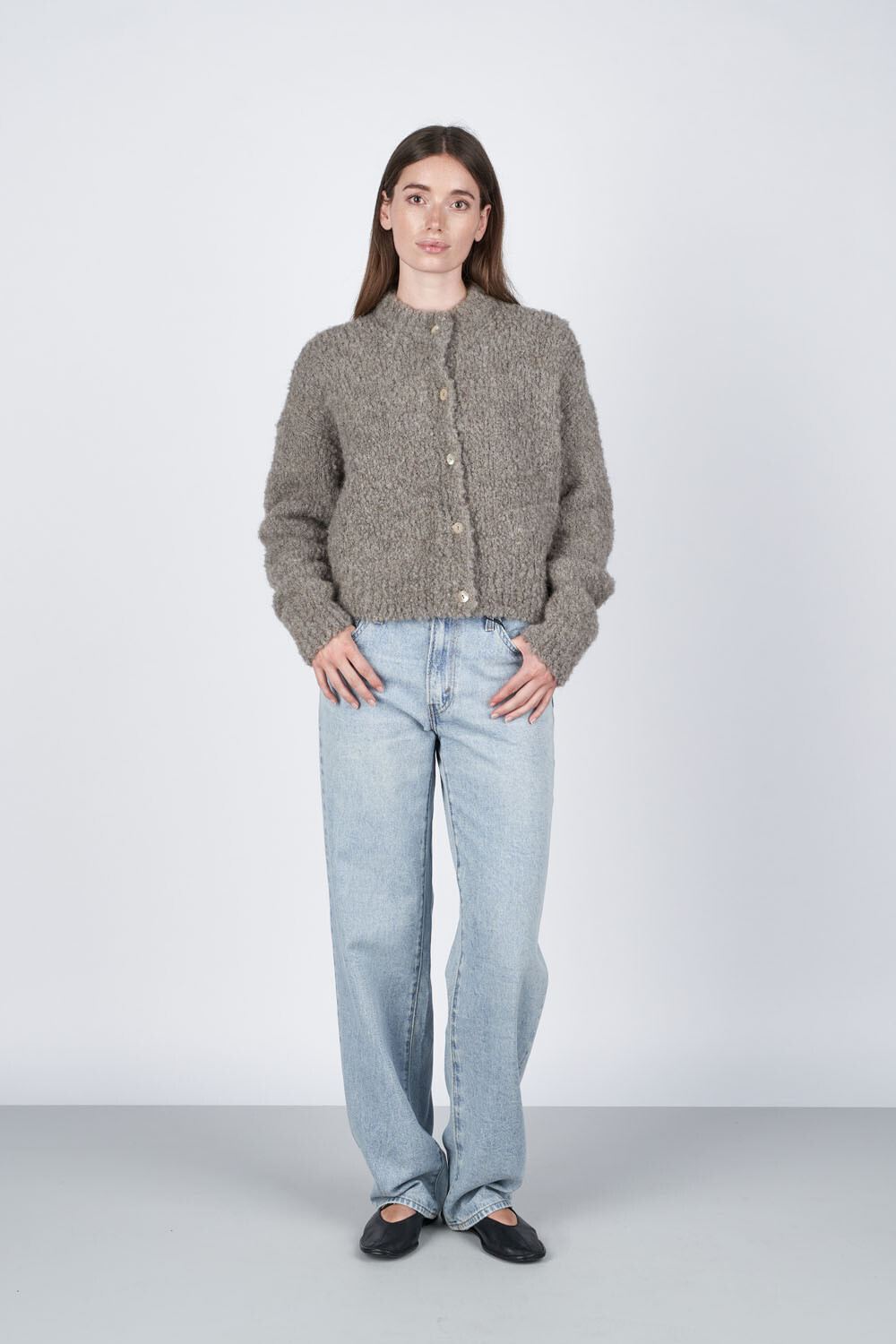 Ilia Cardigan - Teddy Grey