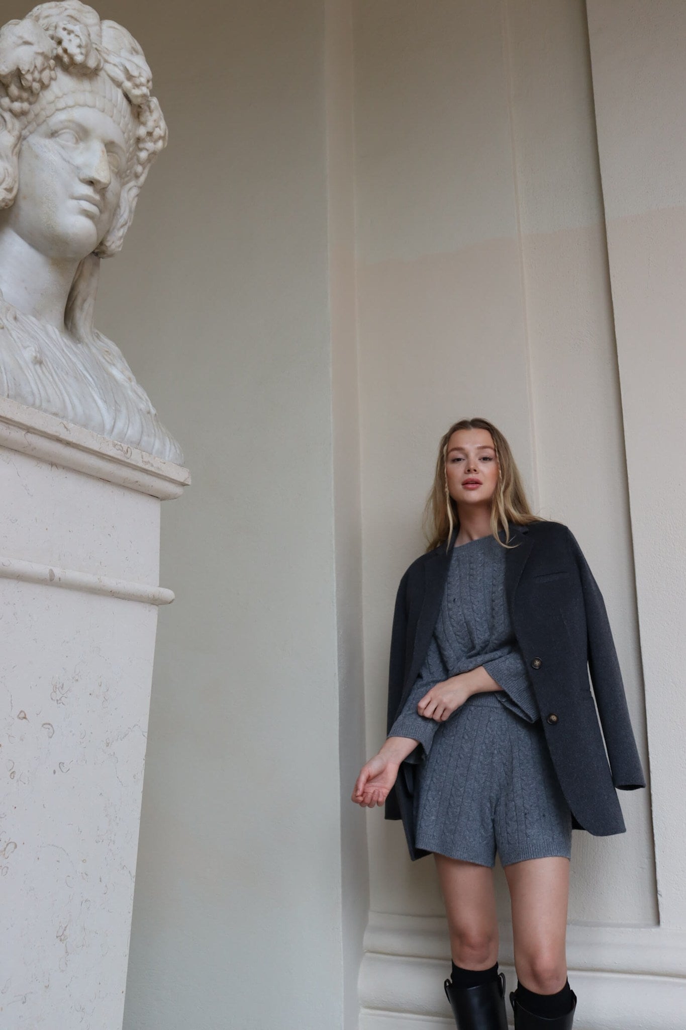 Bolette Blazer - Charcoal