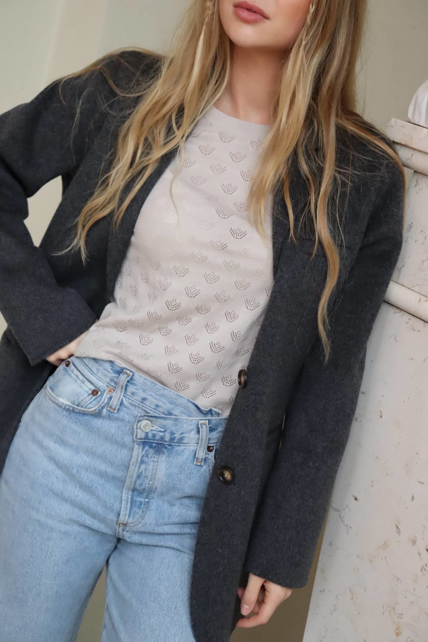 Bolette Blazer - Charcoal