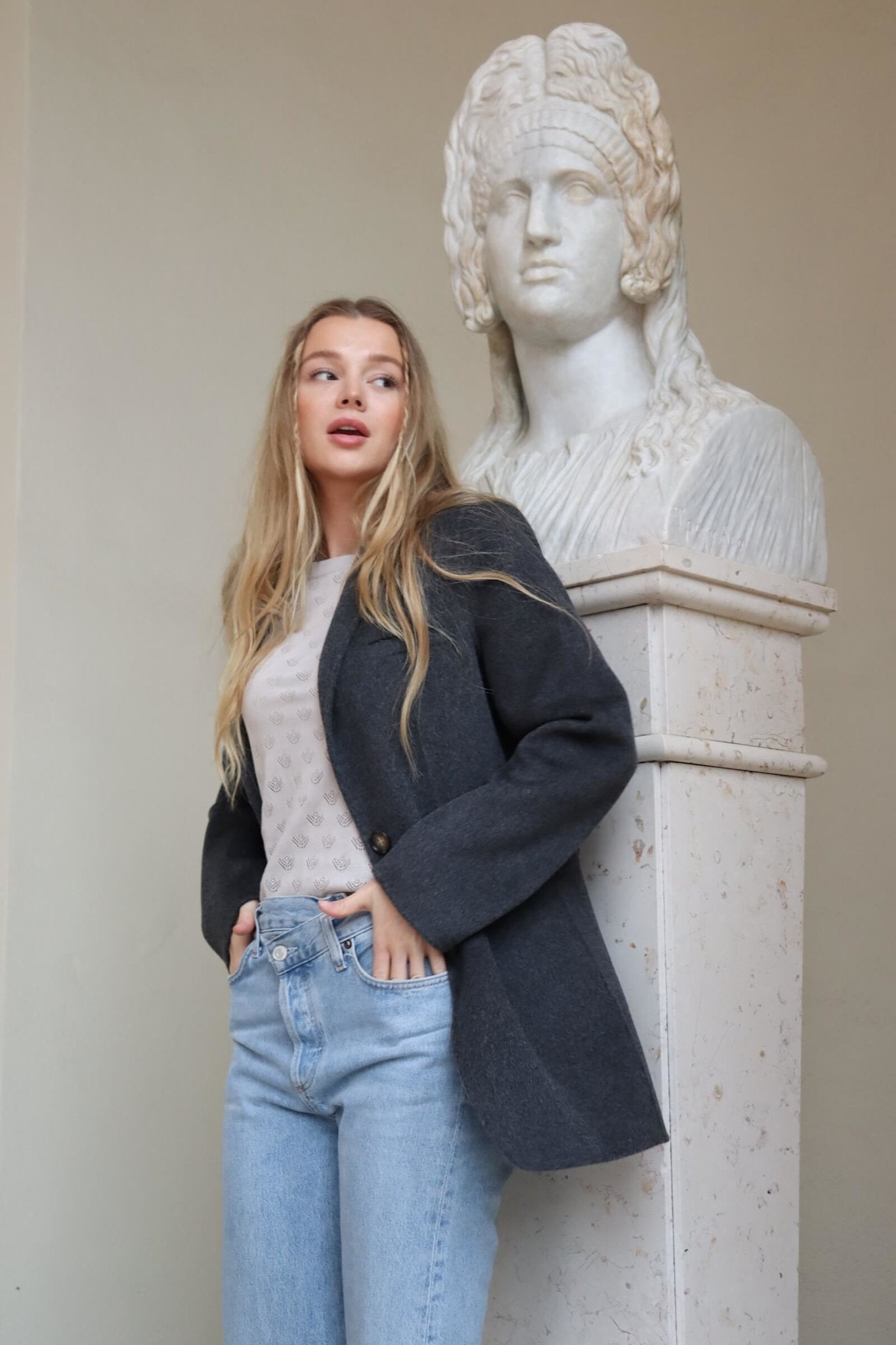 Bolette Blazer - Charcoal