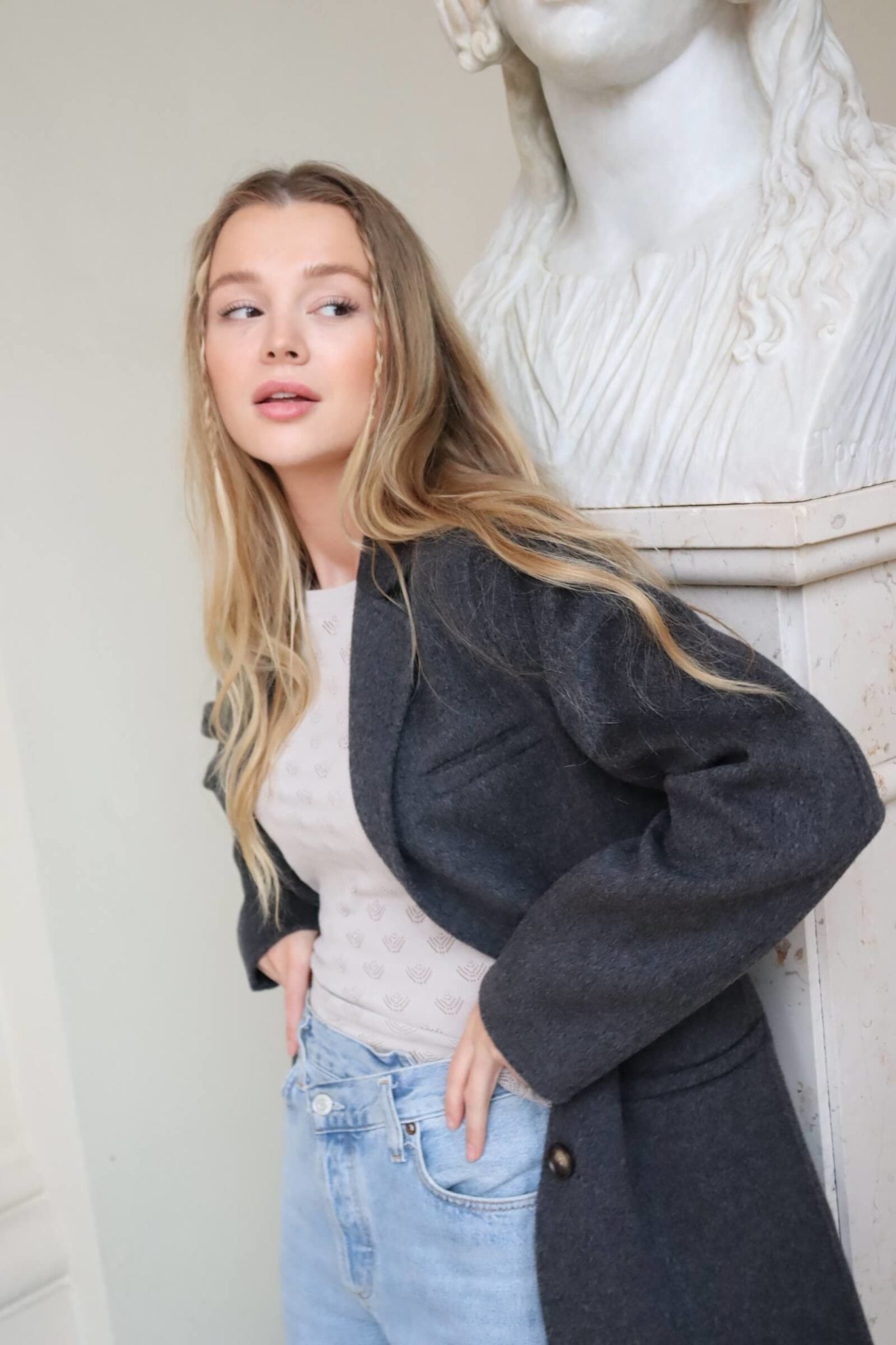 Bolette Blazer - Charcoal