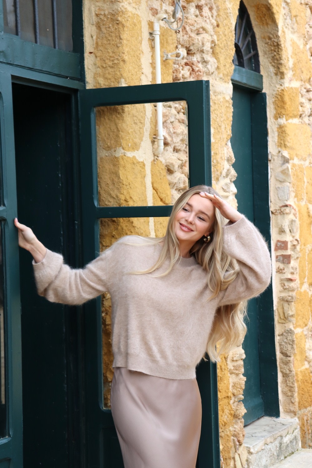 Fabiana Blouse - Camel Melange