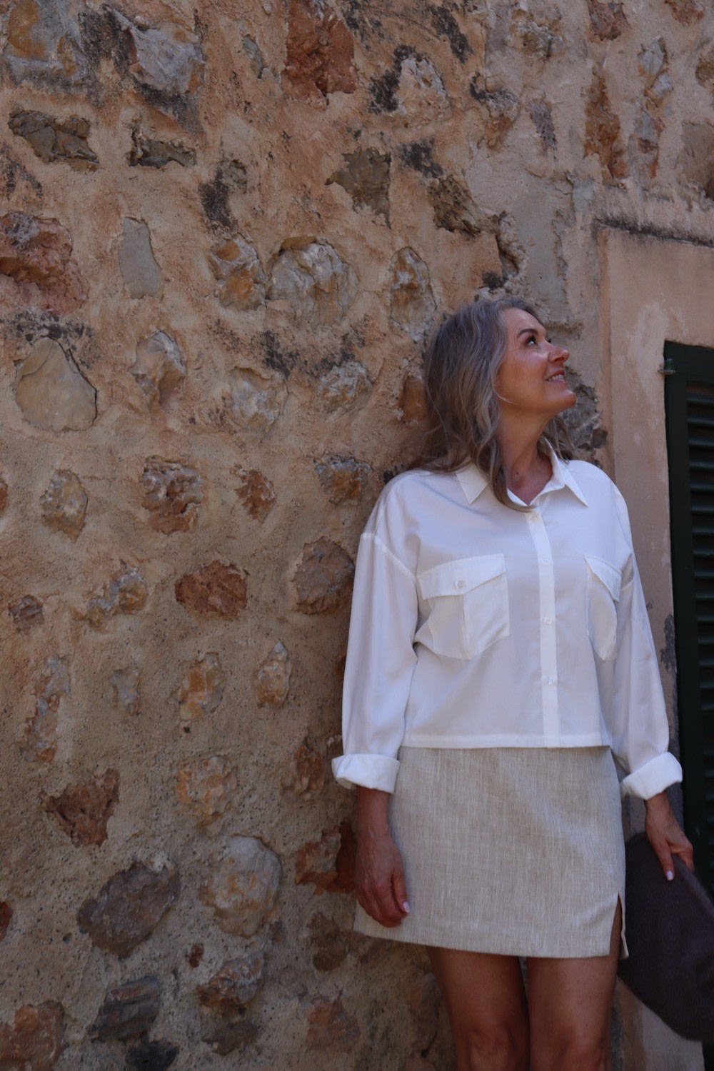 Cerise Shirt - White