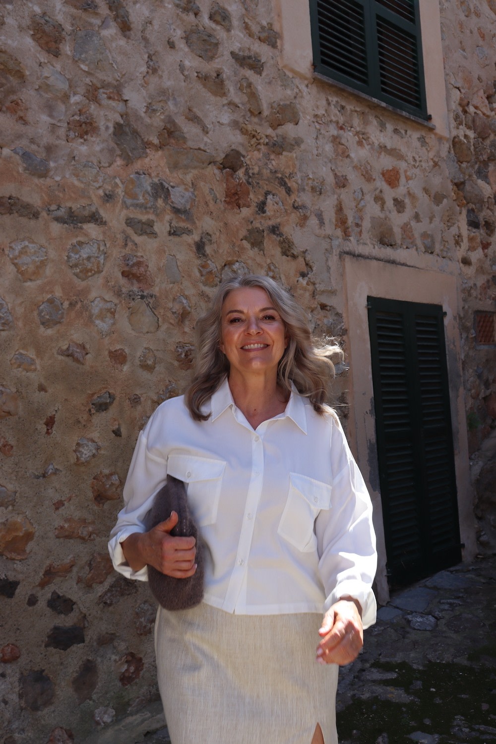 Cerise Shirt - White