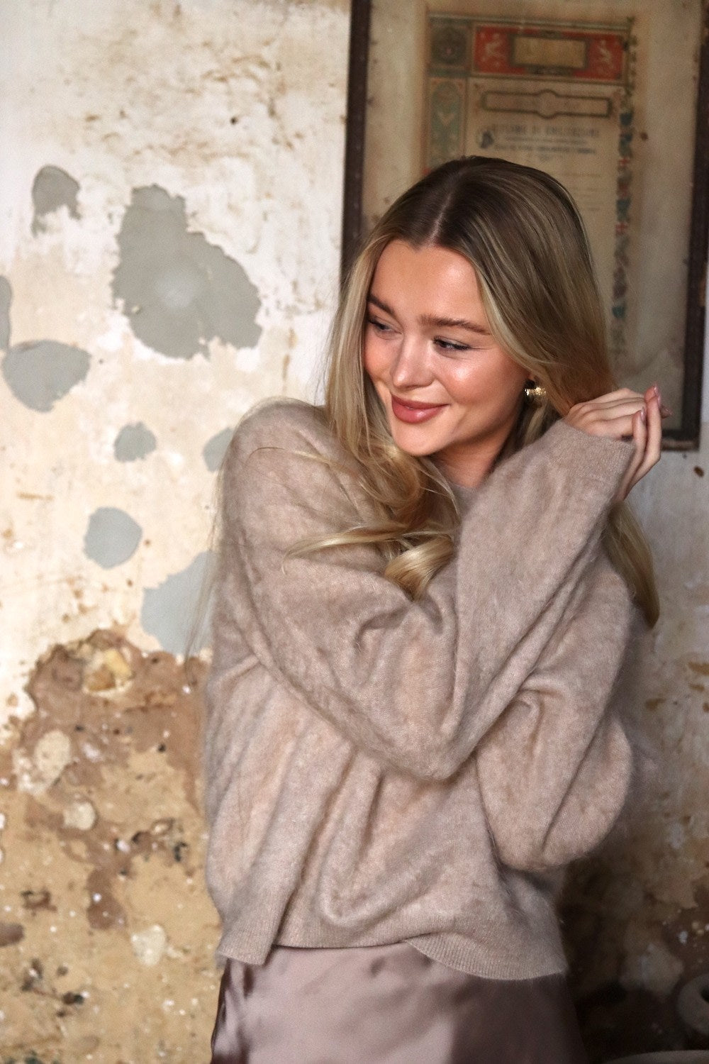 Fabiana Blouse - Camel Melange